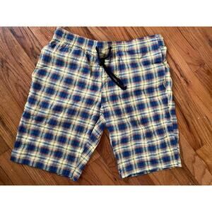 Vintage 80s 90s Skidz Adult M Skateboard Skateboarding Shorts Plaid USA